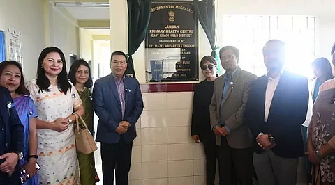 Dr. M. Ampareen Lyngdoh inaugurated Lawbah Primary Health Centre