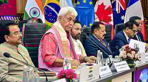 Jammu and Kashmir stands among developed states: Lt Governor Manoj Sinha at G20 meet