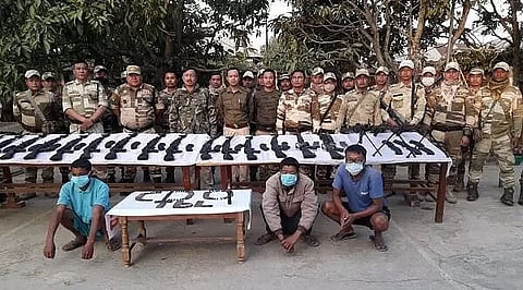 Manipur: Army Recovers Huge Cache of Arms & Ammunition, Three Held