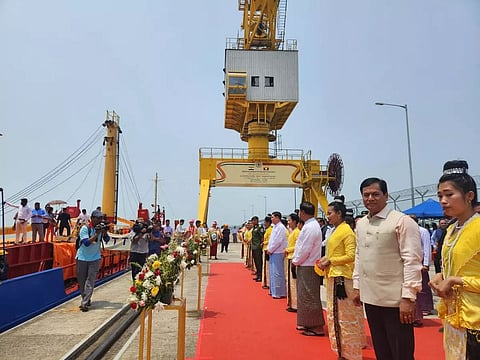Sittwe Port in Myanmar, B’desh rail link highlight NE growth push
