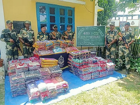 BSF seizes smuggled clothing items worth Rs 13 lakh