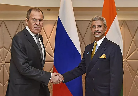 External Affairs Minister S Jaishankar meets Russian Foreign Minister Sergey Lavrov