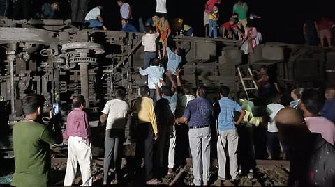Train derails near Bahanaga railway station in Odisha’s Balasore district, several feared dead