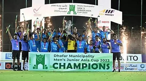India down rivals Pakistan to clinch historic title Men’s Junior Asia Cup hockey tournament