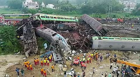 Before accident, Coromandel Express entered loop line, hit stationary goods train