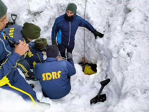 Avalanche Hits Uttarakhand; 1 Dead, 5 Rescued