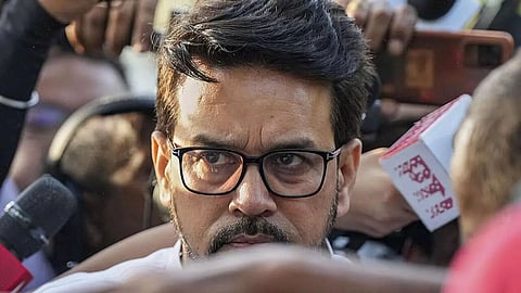 Wrestlers' Protest: Charge Sheet Against Brij Bhushan by June 15, WFI Elections by June 30, Says Thakur