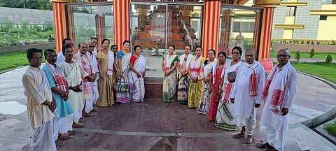 Axom Xatra Mahasabha meet held in Namghar premises of Jamugurihat