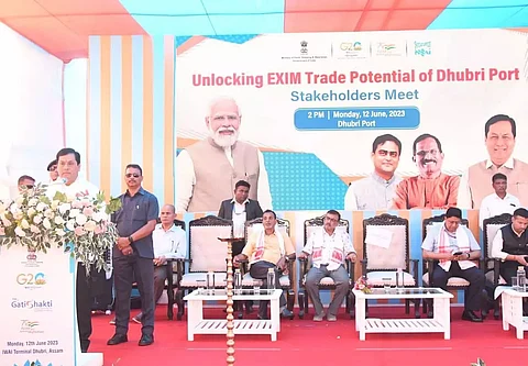 Sarbananda Sonowal Announces to build a new warehouse, road, and integrated office at Dhubri