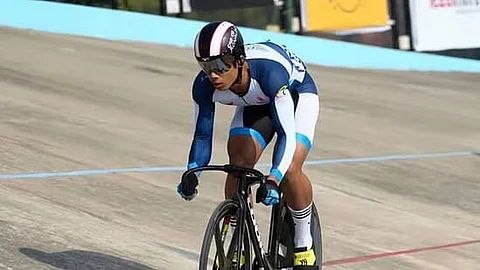 Asian Track Cycling Championship: Ronaldo Singh wins silver, sets new national record
