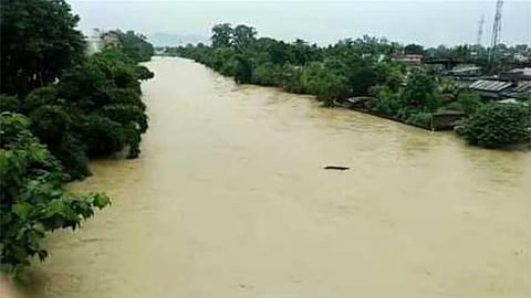 Assam Floods: Water Levels of Dehing, Desang Increase Due to Incessant Rains