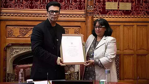 Director Karan Johar honoured by UK Parliament for his contribution to global entertainment industry