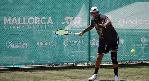 Injured Nick Kyrgios withdraws from Mallorca Open