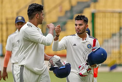 Nishant Sindhu, Harshit Rana shine as North gain Duleep Trophy advantage