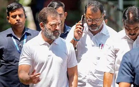 Rahul Gandhi’s convoy stopped by police at Manipur’s Bishnupur