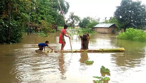 Assam: Flood situation grim in affected areas of Lakhimpur