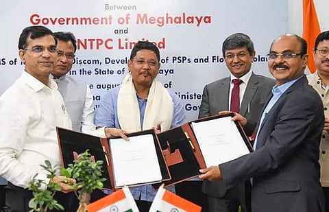 Meghalaya government signs MoU with NTPC to enhance power scenario