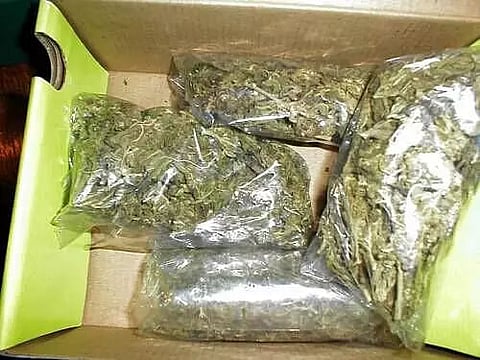 Nine packets of suspected cannabis recovered in New Haflong Station