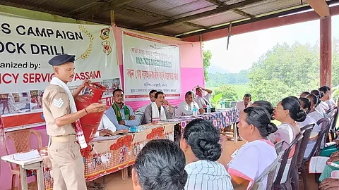 Rabha Hasong Autonomous Council organizes awareness camp and mock drill for LPG users