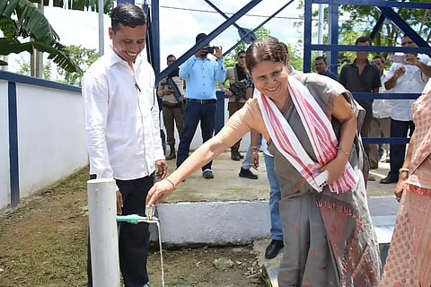Ajanta Neog inaugurates four water supply schemes in Golaghat