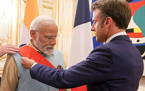 PM Modi conferred with France’s highest award, ‘Grand Cross of the Legion of Honour’