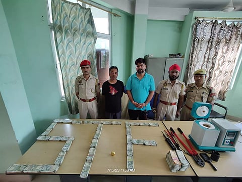 STF Team Guided by DIGP Partha Sarathi Mahanta Recovers Gold, Cash & Vehicles, Nabs Two