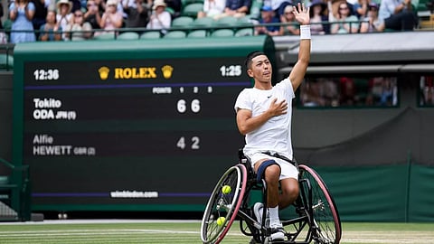 Japanese teenager Tokito Oda wins Wimbledon wheelchair title