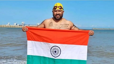 Elvis Ali Hazarika Becomes First Assamese to Cross the English Channel Both Ways