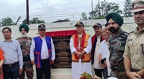 Arunachal Education Minister Taba Tedir laid foundation of NCC complex