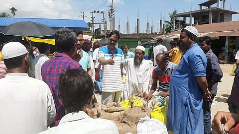 Assam: Officials Including DAO Inspect the Rice Market of South Salmara Mankachar