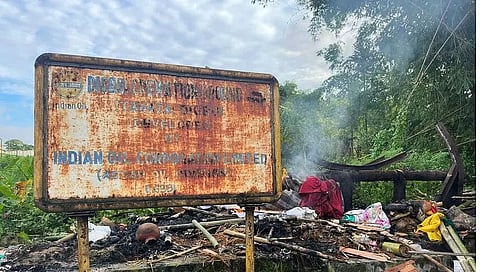 Colonial Era’s cremation ground at Assam's Digboi in a shambles
