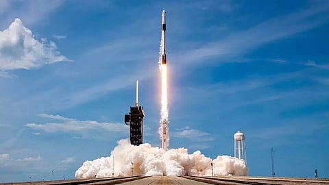 ‘SpaceX rocket made a hole in ionosphere’