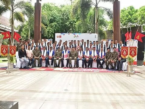 Nepal’s Tribhuvan Army arrives in Guwahati