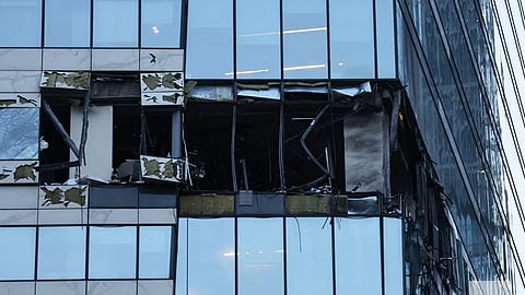 2 Moscow buildings damaged in drone attack