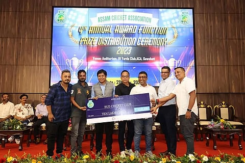 Assam Cricket Association Hands Over Cash Awards to Players, Teams