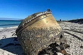 ‘Mystery object on beach most likely Indian rocket debris’