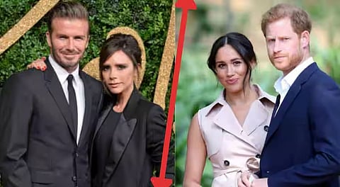 David and Victoria Beckham no longer friends with Harry and Meghan Markle