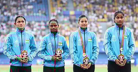 India win bronze in women’s 20km race walk team