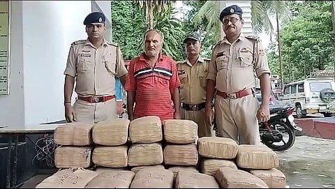 Tripura: Police Captures Dry Ganja From Truck