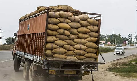 Truck laden with suspected Public Distribution System’s rice bags seized; 3 arrested