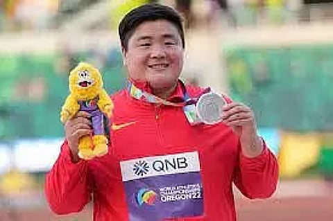 Olympic champs Gong, Liu to lead China for World Athletics Championships