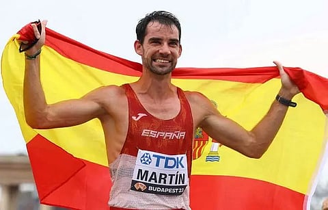 Spain’s Alvaro Martin wins first gold in World Athletics Championships