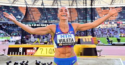 Serbia’s Vuleta claims long jump gold with season’s best jump