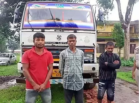 Assam: Two Trucks With 50 Cattle Onboard Seized by Assam Police
