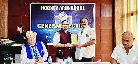 Haider elected unopposed as Hockey Arunachal president
