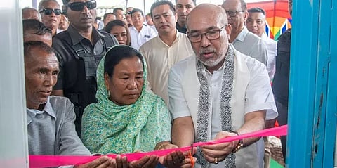 Manipur CM Provides Shelter to Displaced Families Amid Ethnic Violence
