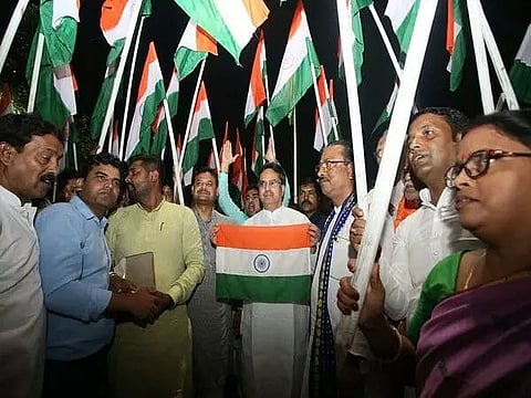 Tripura CM celebrates Chandrayaan-3 success, congratulates ISRO’s scientists for achievement