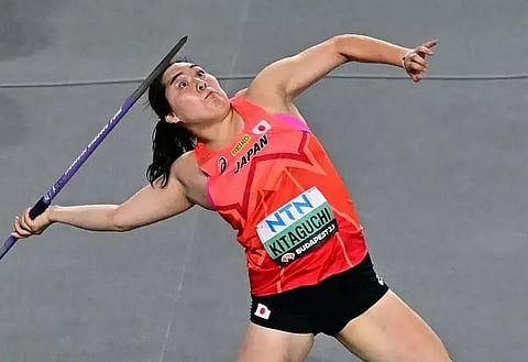 Japan’s Kitaguchi takes javelin gold with her last throw