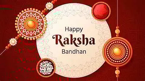 Arunachal Pradesh Governor Lt. Gen. K. T. Parnaik greets people on Raksha Bandhan