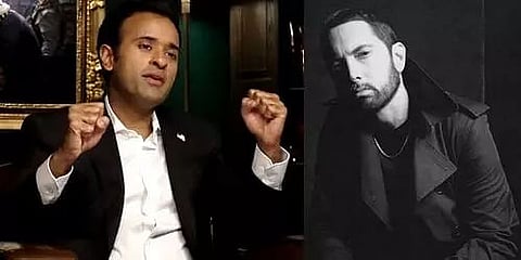 Eminem tells Vivek Ramaswamy to ‘stop rapping his songs’